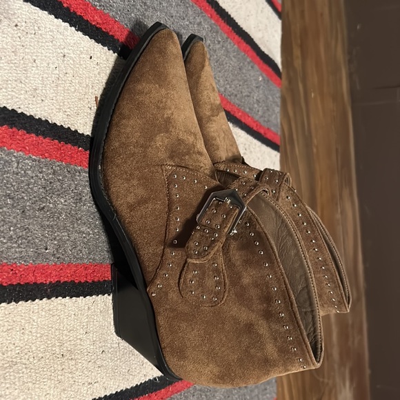 Studded moleskin booties - Picture 3 of 5